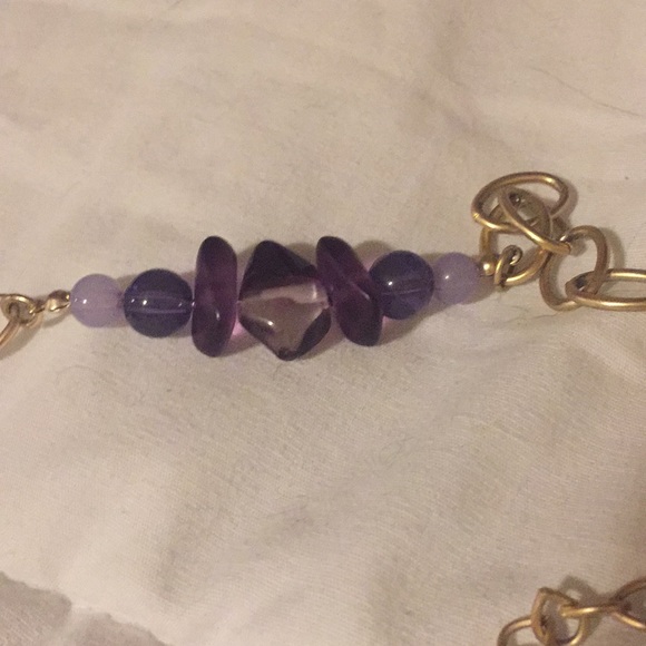 Chico’s Necklace and Earring. Brushed gold tone - Picture 4 of 6